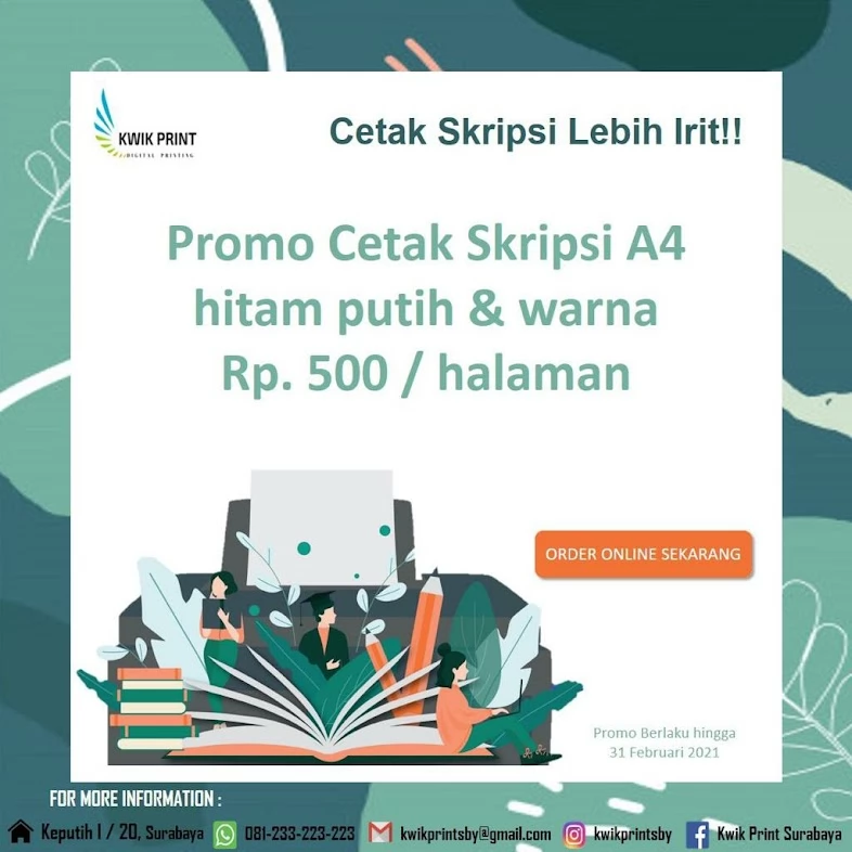 Cetak skripsi di surabaya